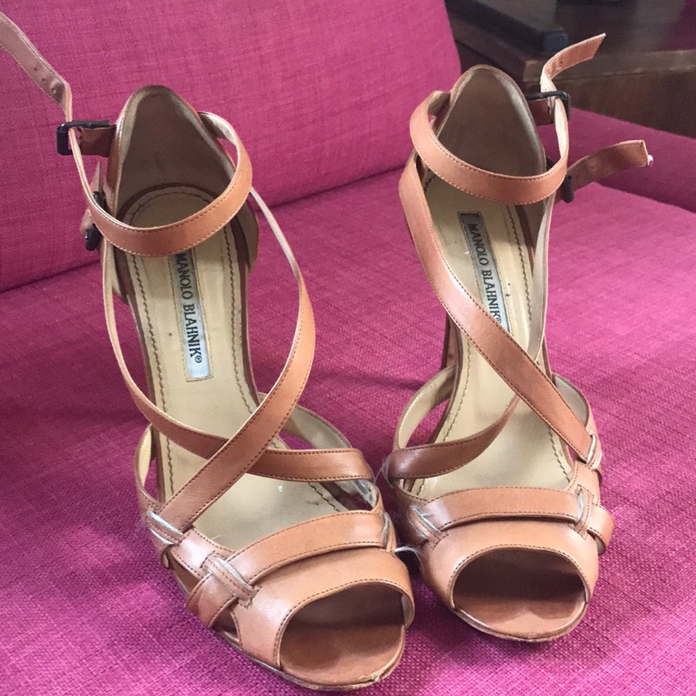 Manolo Blahnik strappy sandals